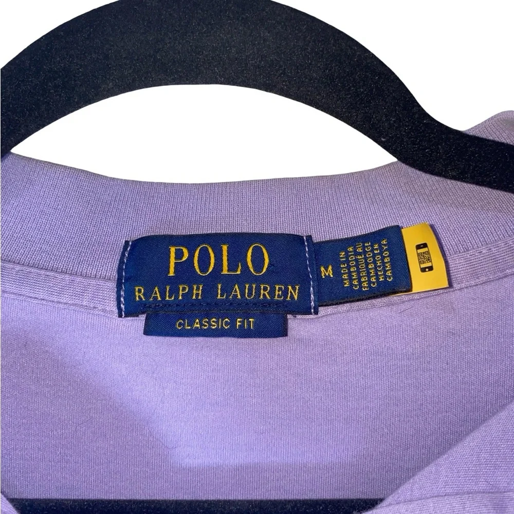 Polo by Ralph Lauren Lavender Classic Fit‎ Cotton Polo Shirt